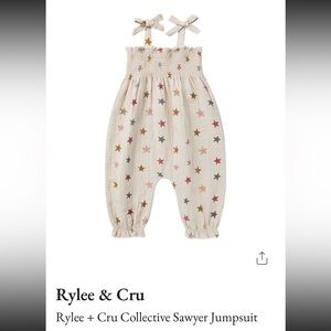 Rylee & cru jumpsuit romper sz 3-6m